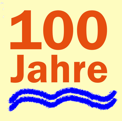 Logo 100 Jahre Strandbad Zippendorf